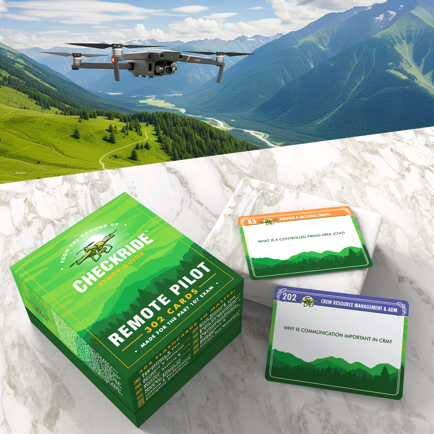 (Pre-Order July 31) Remote Pilot Part 107 Flashcards