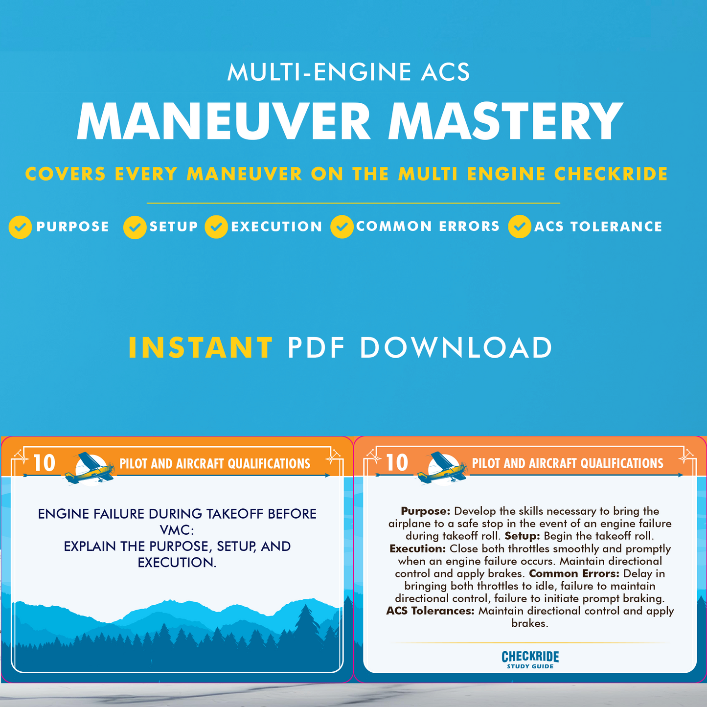 DIGITAL DOWNLOAD: Multi-Engine Maneuvers Mastery